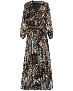 Niza Long Cashmere Dress - Black