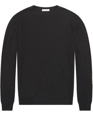 George Patrick Merino Wool Jumper - Black