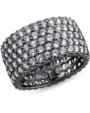 SALLY SKOUFIS Rebel Ring With Made Cz Diamond Stimulant - White