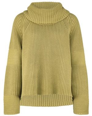 Dref Vela Chunky Knit Sweater - Green