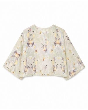 San Malo Camellia Top - Natural