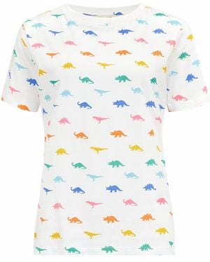 Sugarhill Maggie T-Shirt Off, Jurassic Jive - White