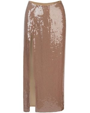 RaeVynn Neutrals Gemini Skirt - Brown