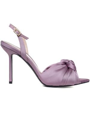 Ginissima Sofia Satin Sandals - Purple