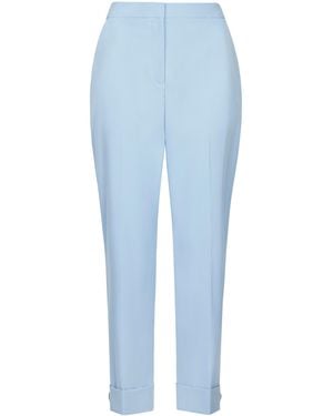 Mirla Beane Skinny Trouser With Cuff Detail - Blue