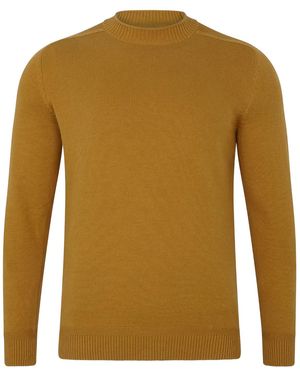 Paul James Knitwear Lightweight Cotton Linen Slaithes Saddle Shoulder Jumper - Green