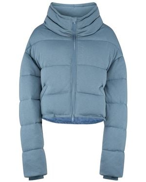 Dref Nova Cropped Puffer Jacket - Blue