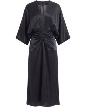 concept A trois Limited Edition Edit Dress With Kimono Sleeves - Blue