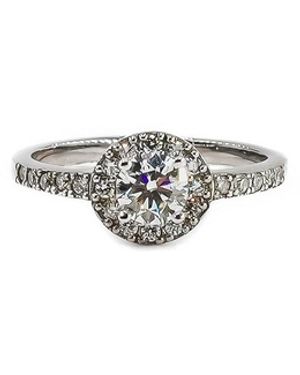 Marteliè Ring Rosette Diamonds - White