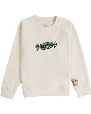 Greatfool Bitter Sweet Raglan Jumper - White
