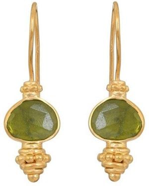 Opium Jewels Kundan Drops - Metallic