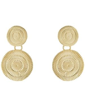 Marcia Moran Ariel Earrings - Metallic