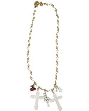 Vickisarge Cherry T*Ts Necklace - Black