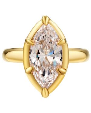 Onewildone Take Me As I Am Marquise Pinky Ring - Metallic