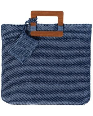 N'Onat Patmos Crochet Bag - Blue