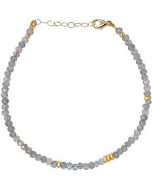 Bombyx House Labradorite Bead Bracelet - Metallic