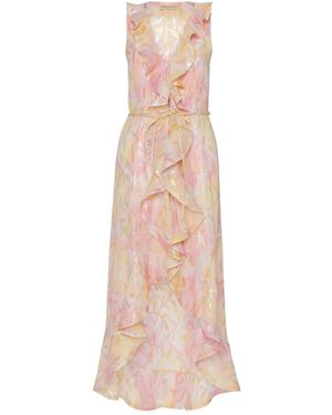 Anse Victorin Lea Silk Dress - Pink