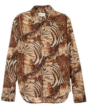 Paloma Lira Tiger Shirt - Brown
