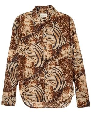 Paloma Lira Tiger Shirt - Brown
