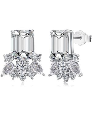Viviana Halil The Bella Earrings – Sterling Multi-Cut Icons - Metallic