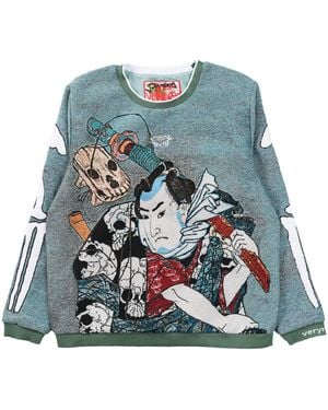 VERYRARE Nozarashi Gosuke Crewneck - Blue
