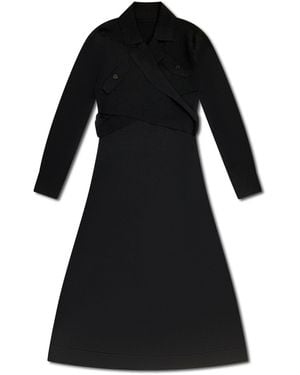 Roch Perel Knitted Two Piece Bolero Dress - Black