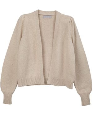 Cove Neutrals Kaia Oatmeal Boxy Cardigan - Natural
