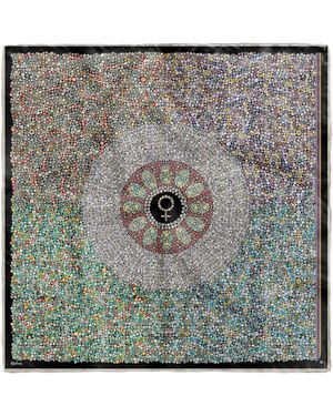 Kueen Silk Scarf - Grey