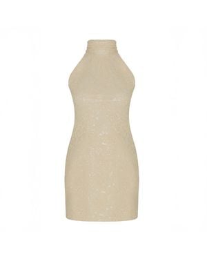 Herfetch Neutrals Mini Flirty Dress - Natural