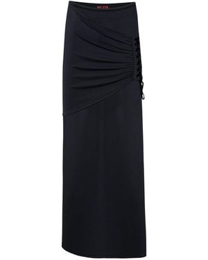 Pcfg Free Heaven Slit Long Skirt - Black