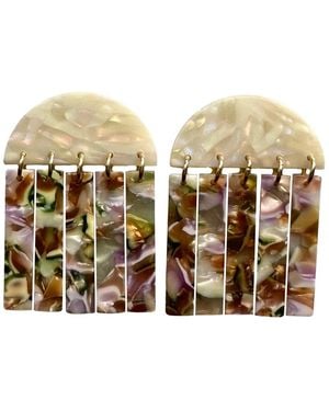 CLOSET REHAB Fringe Earrings - Metallic