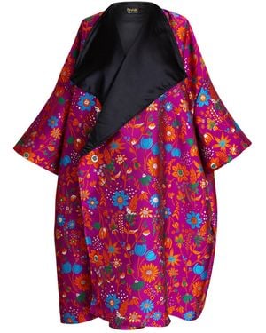 Byvinnik Reversible Opera Coat - Red