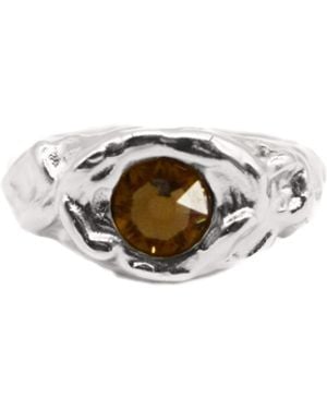 Casa Cala Cala Espresso- Ring - White