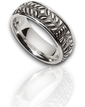 Daneila Léon Sterling Band Ring - Metallic