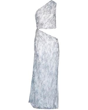 MIONÈ Mix & Match Asymmetric Dress - Blue