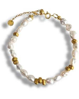 Ninemoo Gaia Pearl Bracelet - Metallic