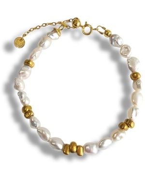 Ninemoo Gaia Pearl Bracelet - Metallic