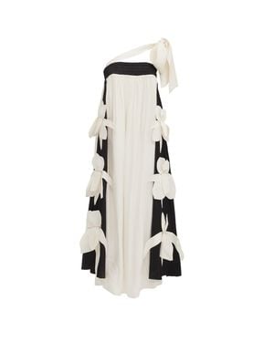 Julia Allert Designer Bustier Dress - Natural