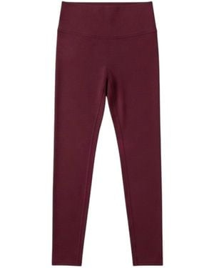 Raae Uk Burgundy Sculpt Leggings - Red