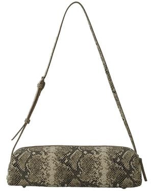 Sd Collection Mervie Snake Print Baguette Bag - Multicolor