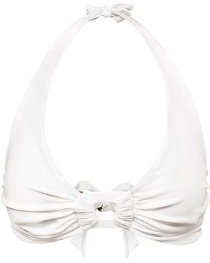 Kikki-G Swimwear Beatrice Bikini Top - White
