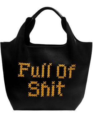 Lilly Loves Full Of Shit New Bucket Bag - Black