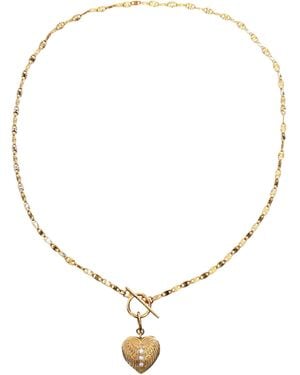 IN CAUDA VENENUM Milo Necklace - Metallic