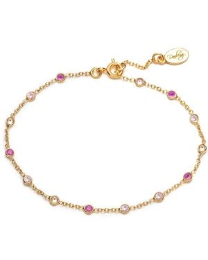 With Love Darling Bezel Bracelet - Metallic