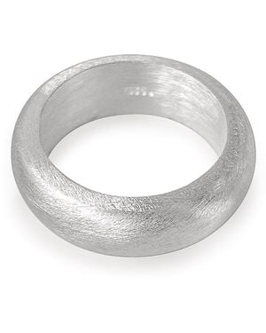 Cote Cache Cóté Caché Classic Matte Bold Band Ring - Metallic