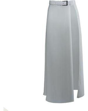 Vestiaire d'un Oiseau Libre Slit Midi Dress - Grey