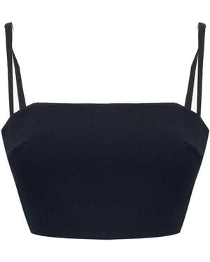 Ariana Bestepe Caia Crop Top - Blue
