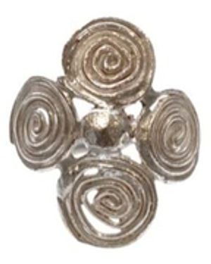 Raxada Spiral Ring - Metallic