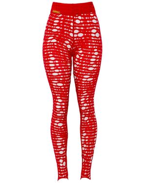 Paloma Lira Heartbreak Leggings - Red
