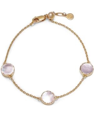 Jovonna London Eternal Maya Mother Of Pearl Adjustable Bracelet - Metallic